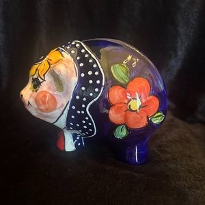 Turov Art Hand Painted Fancy Pig